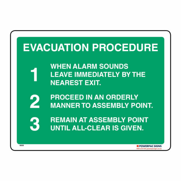 Evacuation Procedure | Powerpac